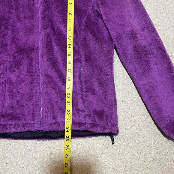The North Face Jacket Women Purple Osito Full Zipper Pockets Size Small Fleece - Picture 6 of 13